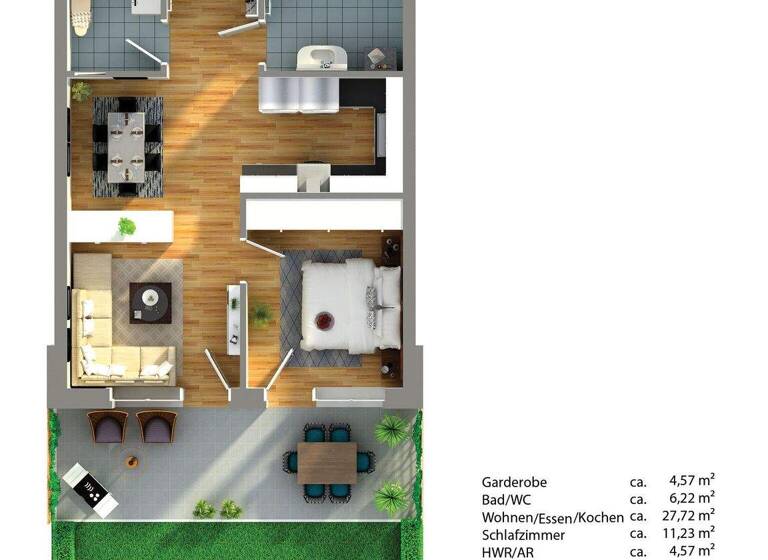 Wohnung zur Miete 949 € 2 Zimmer 54,4 m² frei ab 01.04.2026 Langkampfen 6336