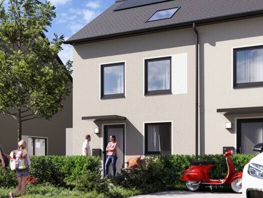 Reihenendhaus zum Kauf - Erstbezug provisionsfrei 359.990 € 4 Zimmer 120 m² 238,8 m² Grundstück Am Friedhof 6 Lünen Lünen 44532