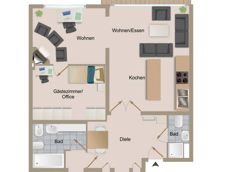 Wohnung zum Kauf 449.000 € 4 Zimmer 110 m² Venusberg Bonn 53127