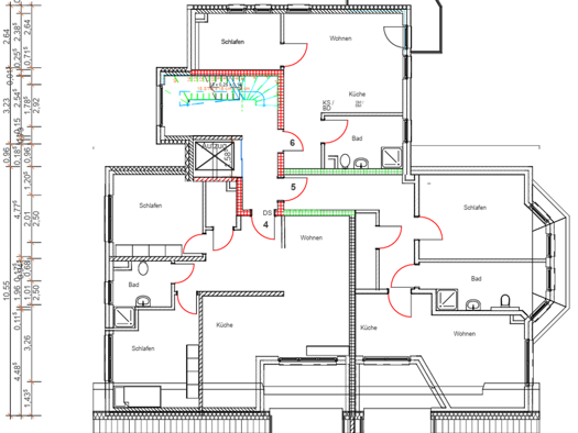 Wohnung zur Miete 750 € 2 Zimmer 50 m² EG frei ab sofort Innenstadt Bad Salzuflen 32105