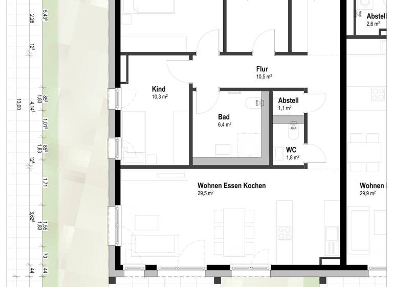 Wohnung zum Kauf provisionsfrei 573.620 € 4 Zimmer 98,9 m²<br/>Wohnfläche Ludwigsfeld Neu-Ulm 89231