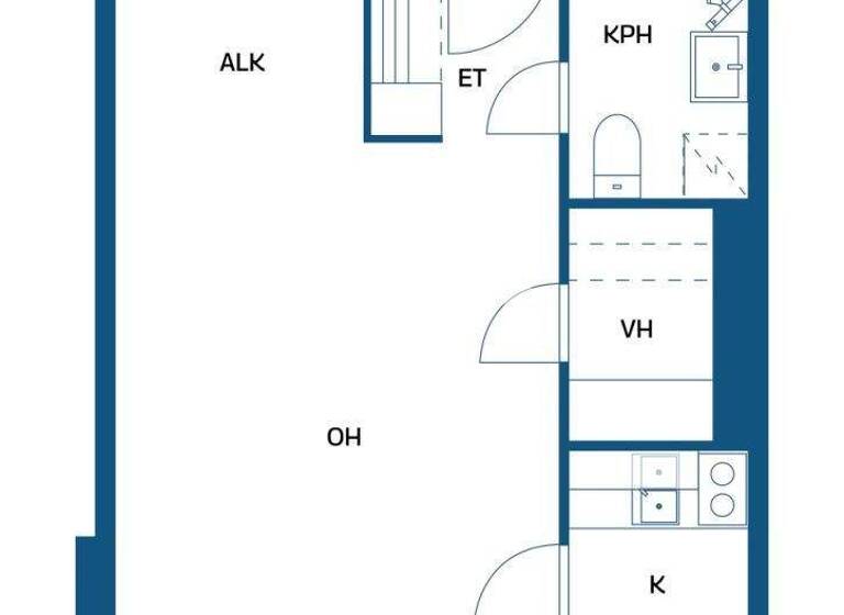 Studio zum Kauf 94.000 € 1 Zimmer 33 m² 2. Geschoss Tarmolankatu 16 Porvoo 06100