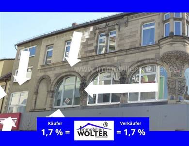 Büro-/Praxisfläche zur Miete 580 € 3 Zimmer 85 m² Bürofläche Kämmererstraße 22 Stadtzentrum 1 Worms 67547