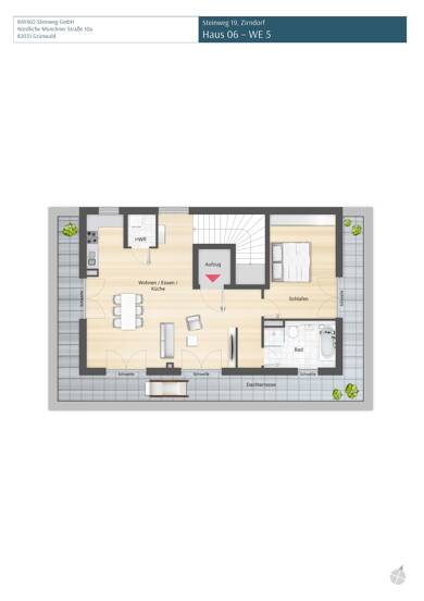 Wohnung zum Kauf 485.200 € 2 Zimmer 96,1 m² Dachgeschoss, 2. Geschoss frei ab 30.06.2025 Steinweg 19 Zirndorf Zirndorf 90513