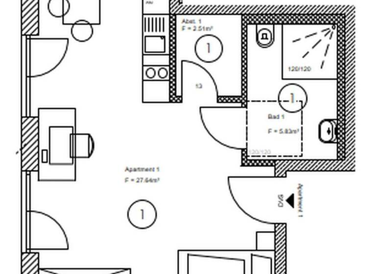 Studio zum Kauf - Erstbezug provisionsfrei 210.000 € 1 Zimmer 31,5 m² frei ab 01.03.2027 Am Starzenbachweg 16 Deggendorf 94469