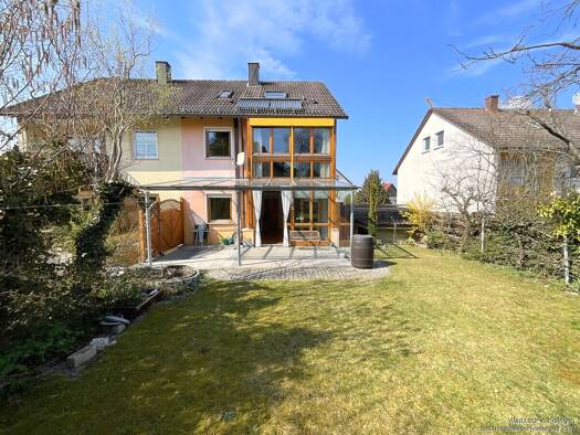 Doppelhaushälfte zum Kauf 495.000 € 5 Zimmer 135 m² 379 m² Grundstück Penzendorf Schwabach 91126