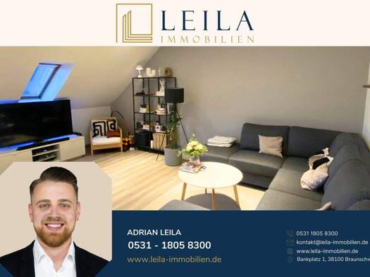 Wohnung zum Kauf 179.900 € 3 Zimmer 76,2 m² 2. Geschoss Broitzem Braunschweig 38122