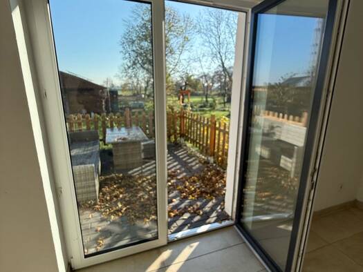 Terrassenwohnung zur Miete 530 € 2 Zimmer 58 m² Geschoss EG/1 frei ab sofort Barther Straße Flemendorf Groß Kordshagen 18442