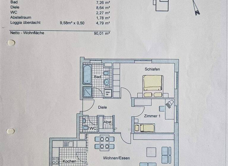 Wohnung zum Kauf 439.000 € 3,5 Zimmer 90 m² frei ab sofort Weststadt Ulm 89077
