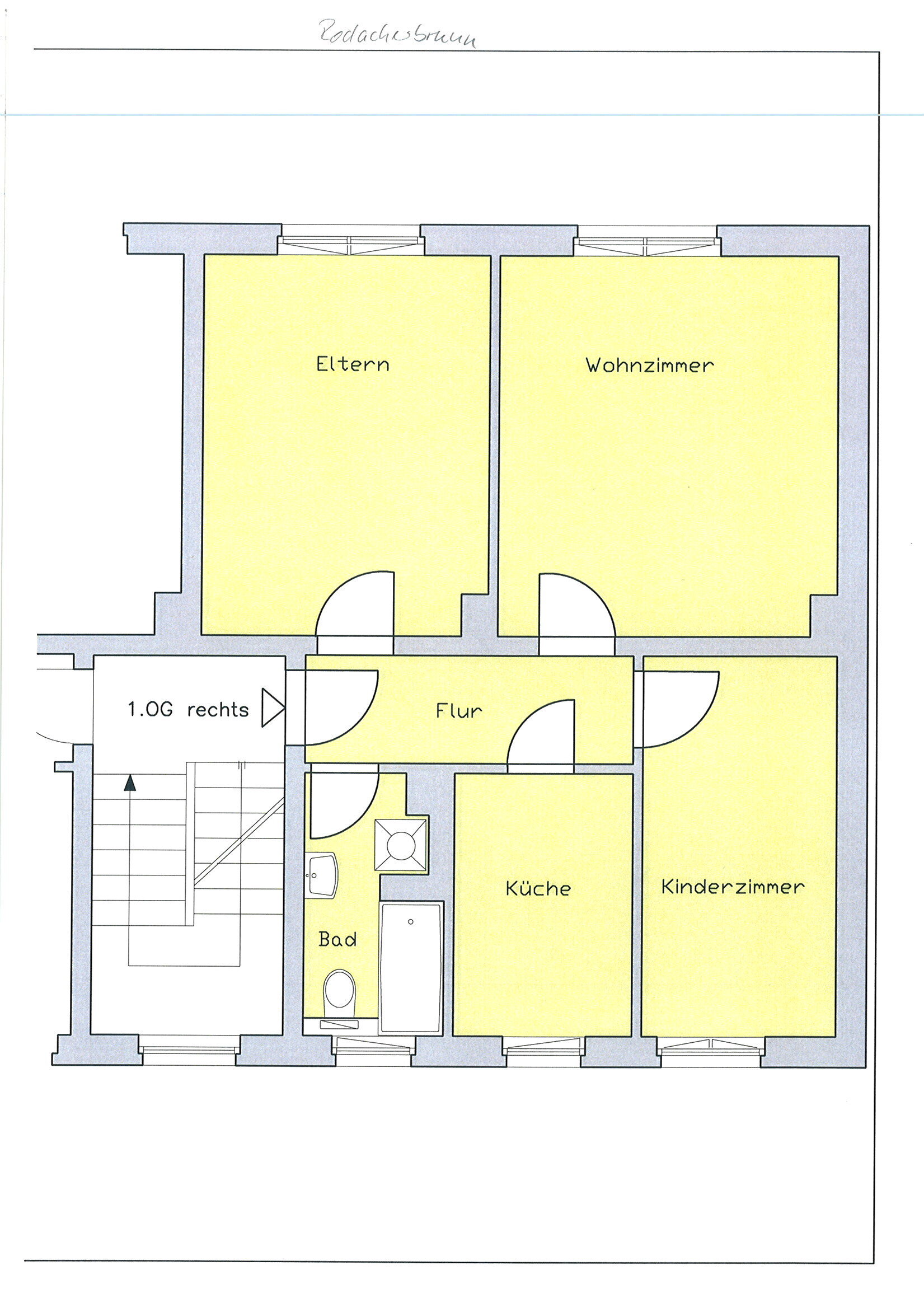 Wohnung zur Miete 260 € 3 Zimmer 60 m²<br/>Wohnfläche 1.<br/>Geschoss ab sofort<br/>Verfügbarkeit Rodacherbrunn 12 Titschendorf Wurzbach 07343