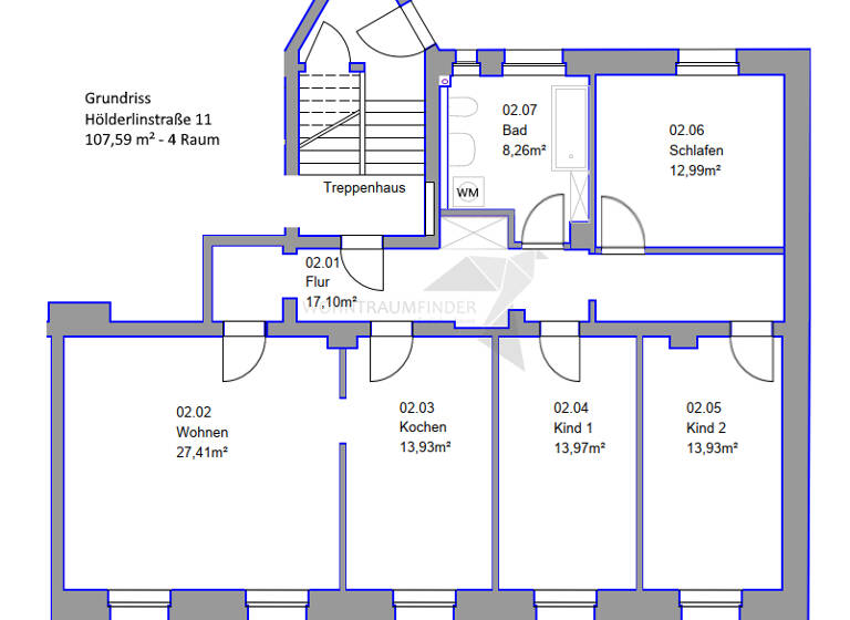 Wohnung zur Miete 861 € 4 Zimmer 107,6 m²<br/>Wohnfläche EG<br/>Geschoss 01.09.2025<br/>Verfügbarkeit Hölderlinstraße 11 Borna-Heinersdorf 131 Chemnitz 09114