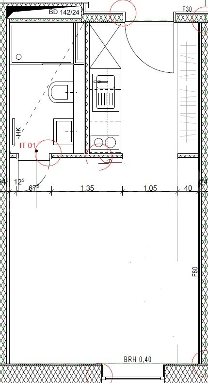 Wohnung zur Miete 495 € 1 Zimmer 22,6 m²<br/>Wohnfläche 1.<br/>Geschoss ab sofort<br/>Verfügbarkeit Soldmannstraße 16a Fettenvorstadt / Stadtrandsiedlung Greifswald 17489