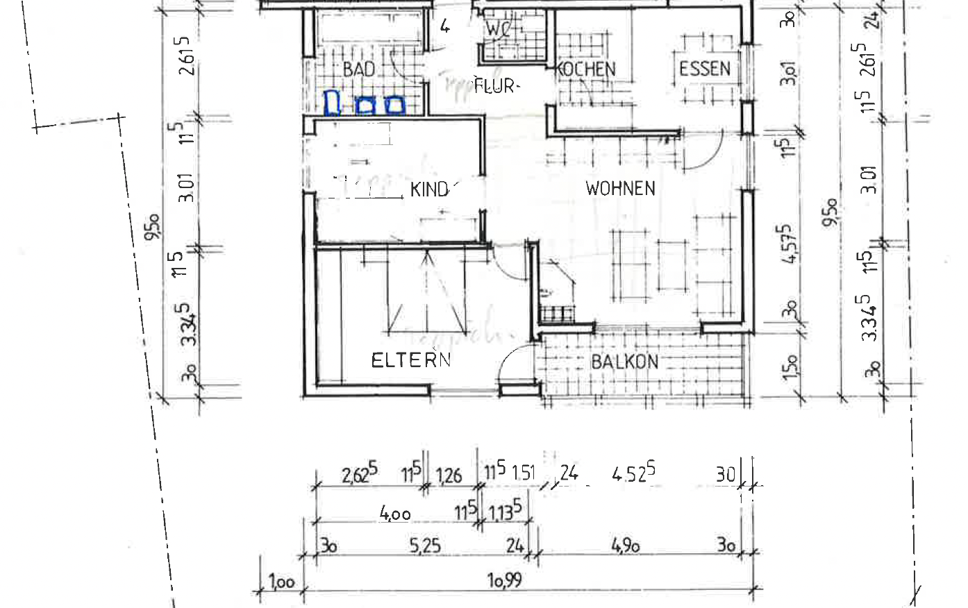 Wohnung zum Kauf 299.000 € 3 Zimmer 84,7 m²<br/>Wohnfläche 1.<br/>Geschoss Sandweier Baden-Baden 76532