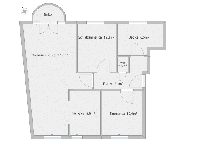 Wohnung zum Kauf 218.000 € 3 Zimmer 74 m²<br/>Wohnfläche 2.<br/>Geschoss ab sofort<br/>Verfügbarkeit Cuxhaven Cuxhaven 27472