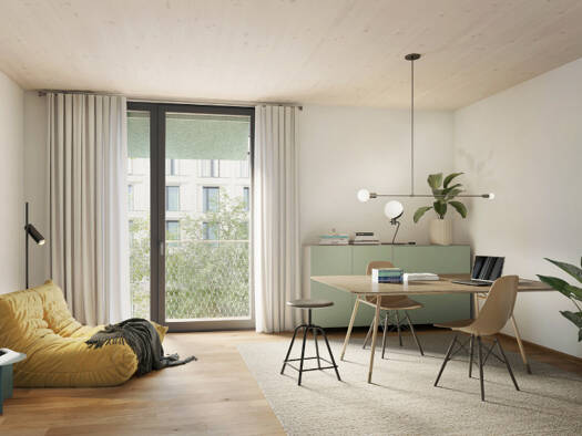 Wohnung zum Kauf - Neubau 617.500 € 3 Zimmer 78,5 m² Gunta-Stölzl-Str. 1 Heilbronn Heilbronn 74076