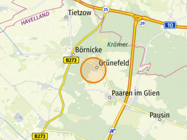 Grundstück zum Kauf 210.000 € 797 m² Grundstück Grünefeld Schönwalde-Glien 14621
