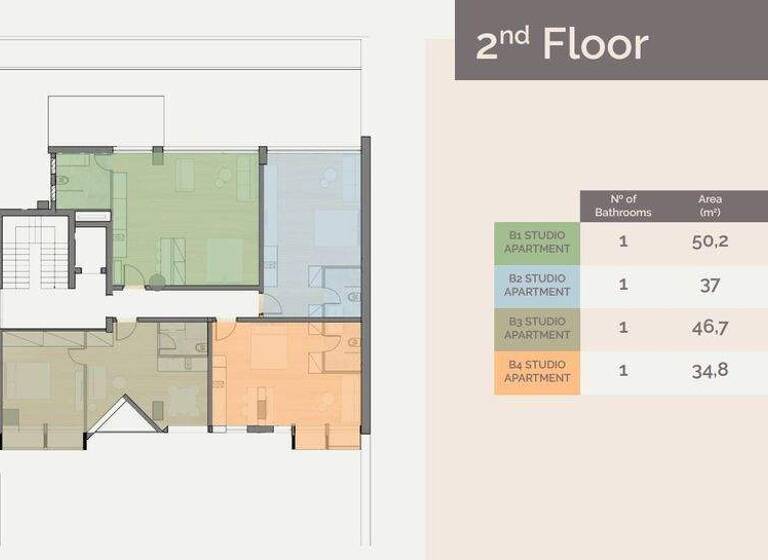 Studio zum Kauf 290.000 € 2 Zimmer 47 m² 2. Geschoss Athen