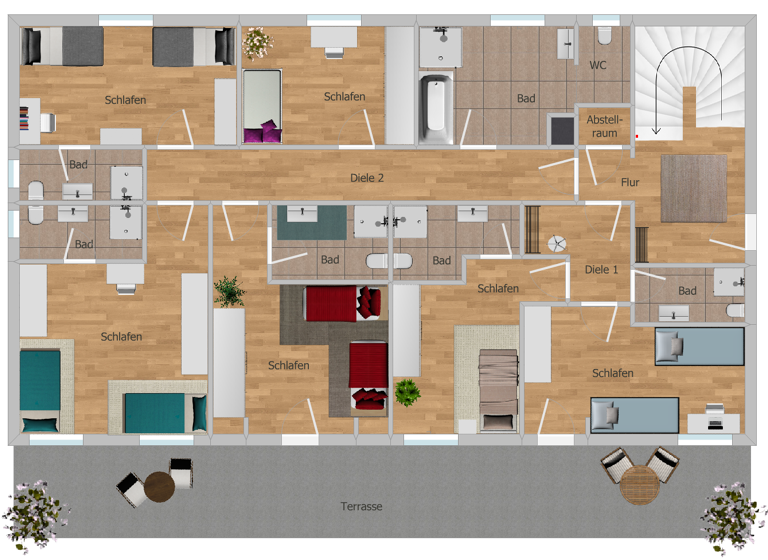 Mehrfamilienhaus zum Kauf als Kapitalanlage geeignet 1.090.000 € 15 Zimmer 473 m² 629 m² Grundstück Scheuerhof Burghausen 84489