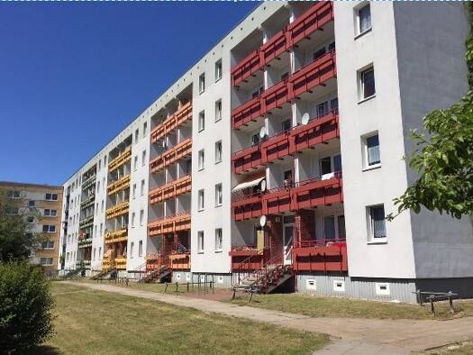 Wohnung zur Miete 355 € 3 Zimmer 57,3 m² 4. Geschoss Newtonstraße 11 Mueßer Holz Schwerin 19063