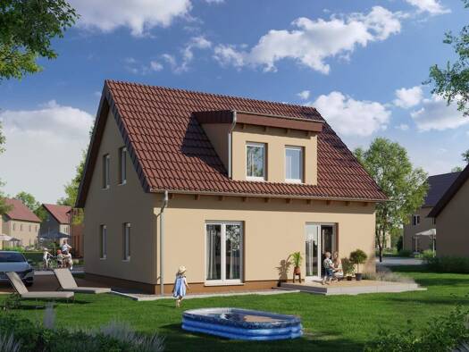Einfamilienhaus zum Kauf - Neubau provisionsfrei 539.900 € 5 Zimmer 134,3 m² 559 m² Grundstück frei ab 01.12.2026 An den Krautwiesen 54 Machern 04827