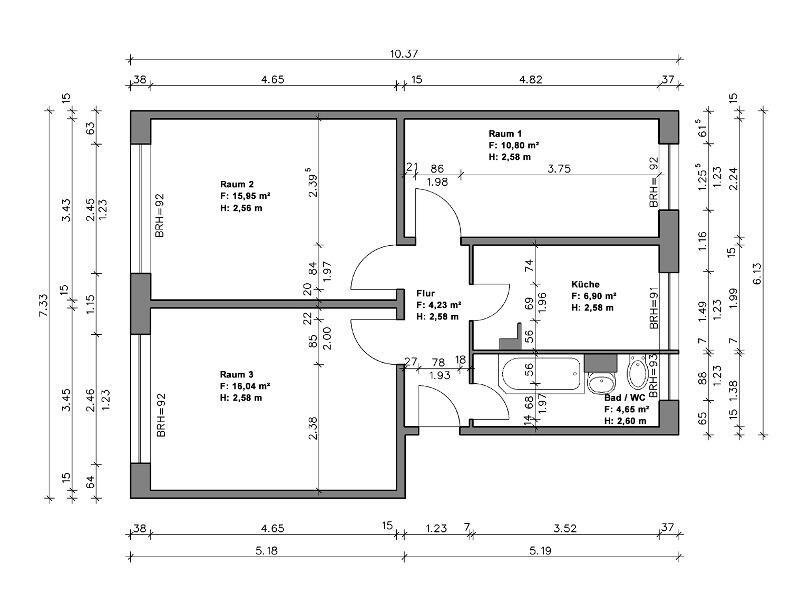 Wohnung zur Miete 352 € 3 Zimmer 58,8 m²<br/>Wohnfläche 5.<br/>Geschoss Hettstedter Straße 66 Westliche Neustadt Halle (Saale) 06124