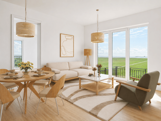 Wohnung zum Kauf - Erstbezug als Kapitalanlage geeignet 399.000 € 3 Zimmer 63 m² Pellworm 25849