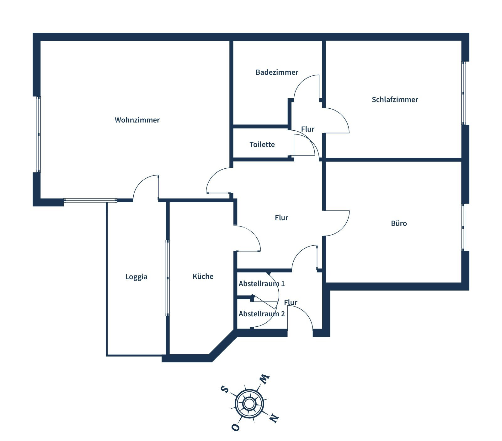 Wohnung zum Kauf 331.300 € 3 Zimmer 95,3 m²<br/>Wohnfläche 2.<br/>Geschoss Ditzingen Ditzingen 71254