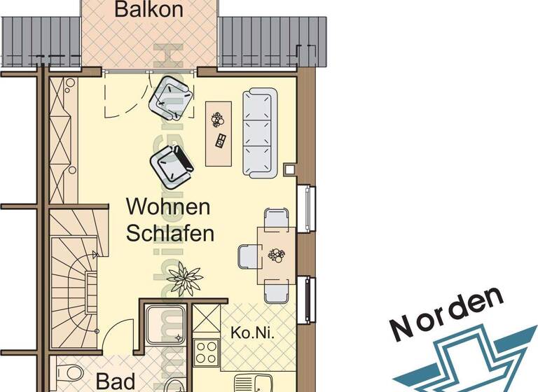 Maisonette zum Kauf 590.000 € 2 Zimmer 55 m² 3 Geschosse Westerlandstraße 37 a Wenningstedt Wenningstedt-Braderup (Sylt) 25996