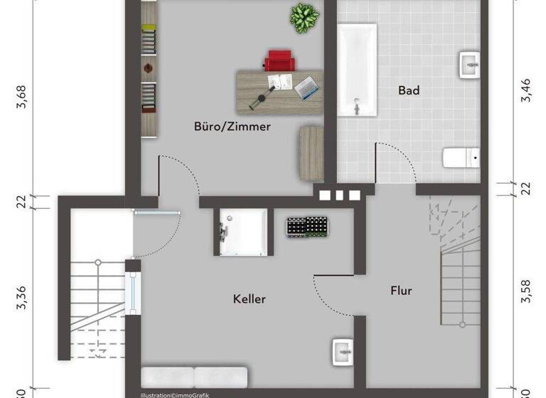 Doppelhaushälfte zum Kauf provisionsfrei 195.000 € 4 Zimmer 79,6 m² 388 m² Grundstück Buxtehude 21614