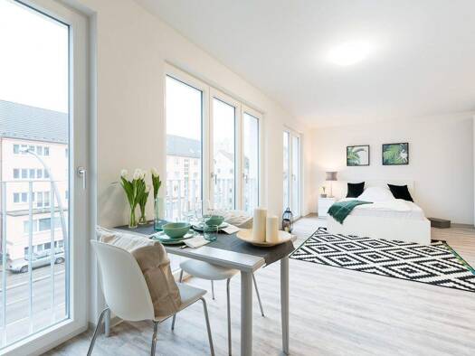 Studio zur Miete 734 € 1 Zimmer 24,6 m² 1. Geschoss Mühlendamm 66 Hohenfelde Hamburg 22087