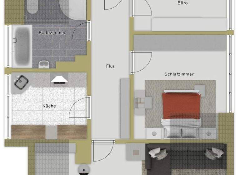 Wohnung zum Kauf 245.000 € 3 Zimmer 69 m² Biberach 88400