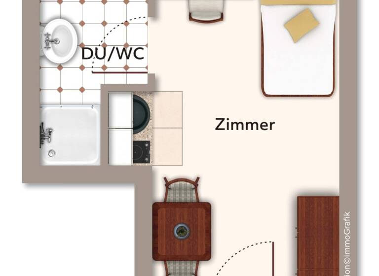 Studio zum Kauf 115.000 € 1 Zimmer 19 m² 5. Geschoss Sieglitzhof Erlangen 91054