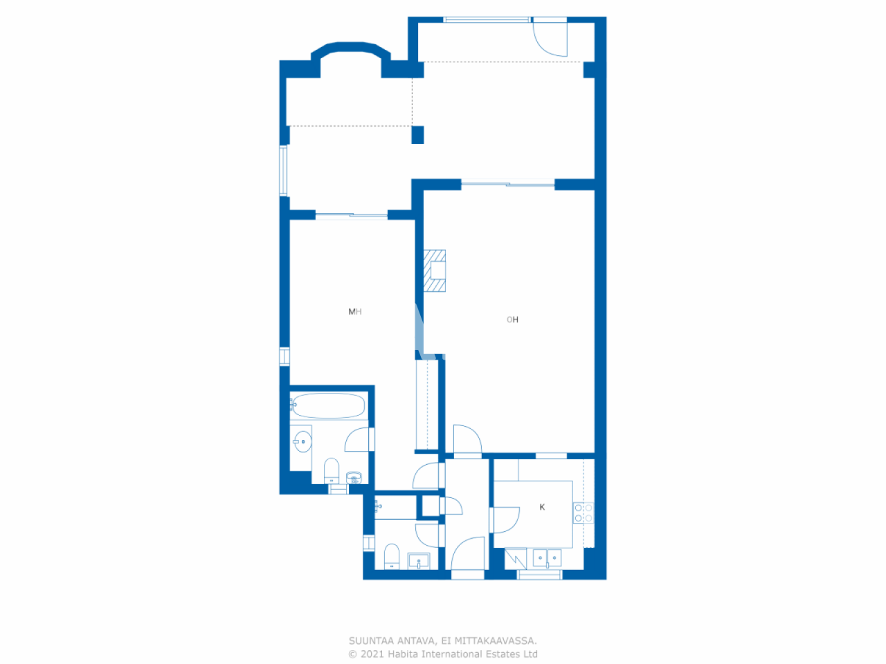 Studio zur Miete 1.500 € 2 Zimmer 82,7 m²<br/>Wohnfläche 1.<br/>Geschoss Urb. Alto Golfe, Lote B1 E Delgadas 8500-055