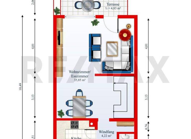 Reihenmittelhaus zum Kauf 599.000 € 5 Zimmer 136,7 m² 439 m² Grundstück Renningen 71272