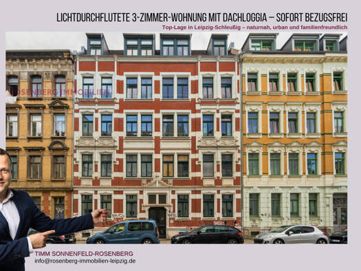 Wohnung zum Kauf 219.900 € 3 Zimmer 81,4 m² Dachgeschoss, 5. Geschoss frei ab sofort Industriestraße 17 Schleußig Leipzig 04229