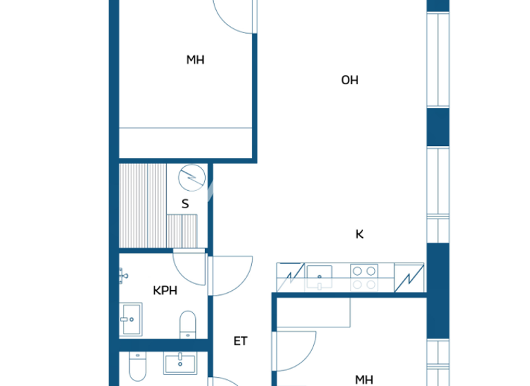 Wohnung zum Kauf 345.000 € 3 Zimmer 59,3 m²<br/>Wohnfläche 2.<br/>Geschoss Rovatie 2 Kittilä 99130