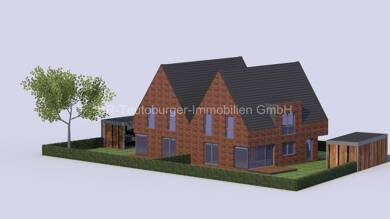 Doppelhaushälfte zum Kauf - Neubau provisionsfrei 559.000 € 6 Zimmer 147 m² 350 m² Grundstück frei ab 01.07.2025 Hundsmühler Landstraße 14 Tungeln Wardenburg 26203