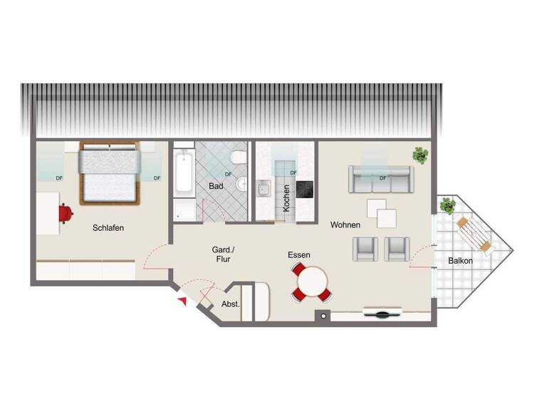 Wohnung zum Kauf 249.000 € 2 Zimmer 57 m² Versbach Würzburg 97078