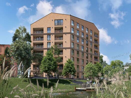 Wohnung zum Kauf - Neubau provisionsfrei 574.000 € 3 Zimmer 87,8 m² 2. Geschoss Freiburger Straße 13 Stade Stade 21682