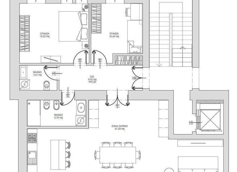 Wohnung zum Kauf 610.000 € 3,5 Zimmer 90,7 m² 5. Geschoss Trieste 34124