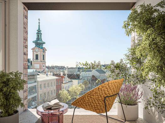 Terrassenwohnung zum Kauf - Neubau 405.500 € 3 Zimmer 70,5 m² 3. Geschoss Hauptplatz 1 Schwechat 2320