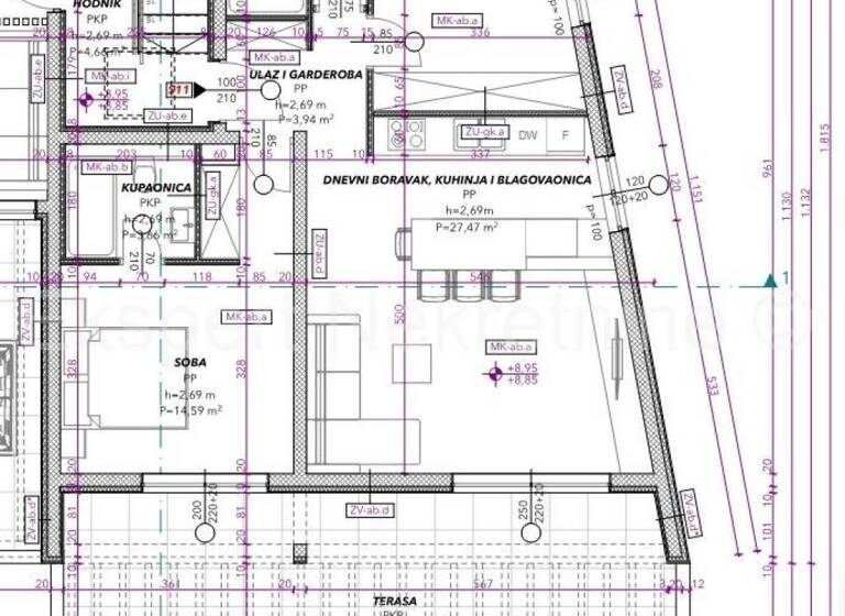 Wohnung zum Kauf 290.000 € 4 Zimmer 98 m² 4. Geschoss Seget