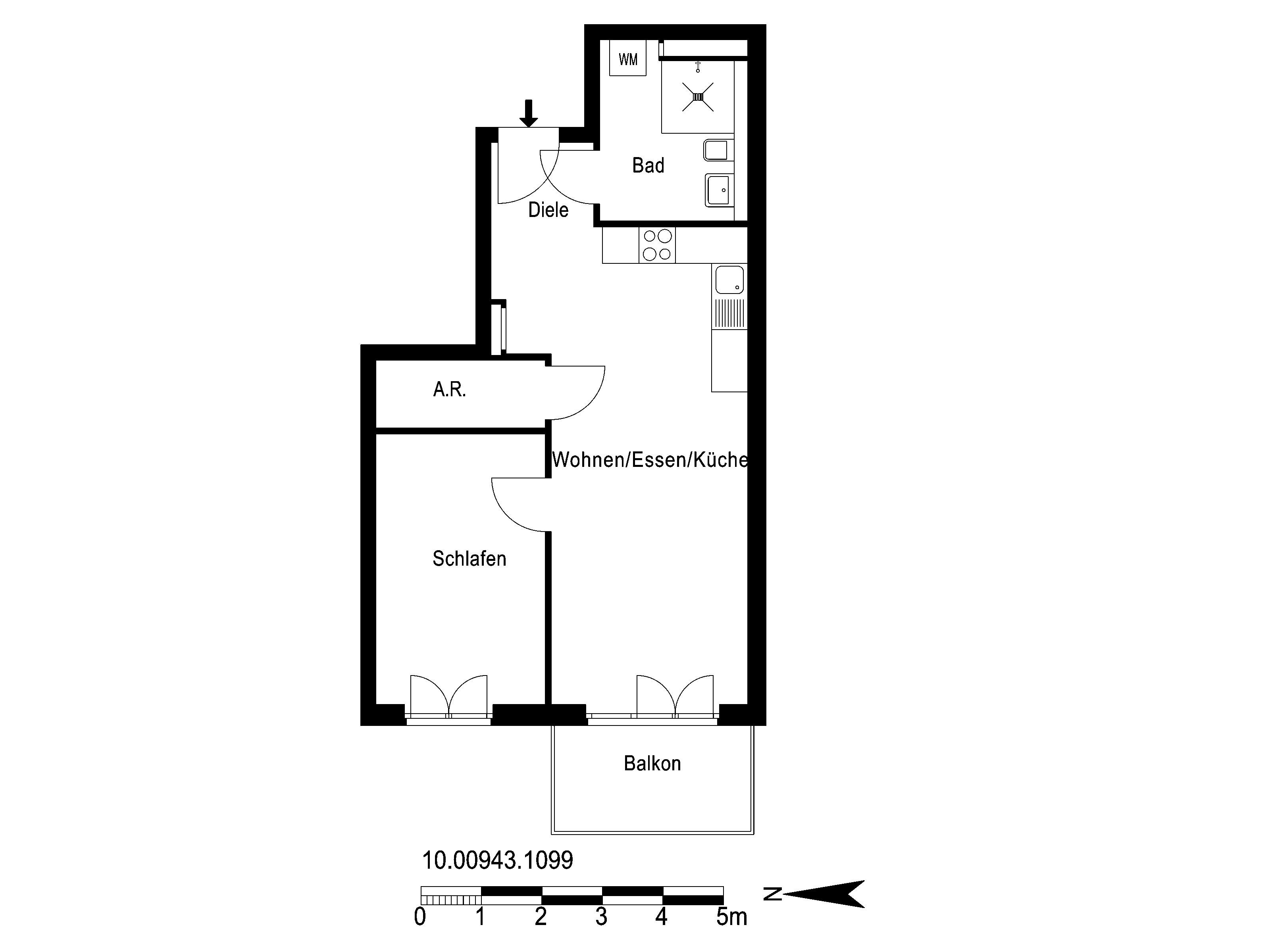 Wohnung zur Miete 712 € 2 Zimmer 55,2 m²<br/>Wohnfläche 2.<br/>Geschoss 01.01.2025<br/>Verfügbarkeit Titiseestraße 7F Waidmannslust Berlin 13469