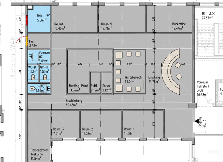 Bürofläche zur Miete 13,50 € 170 m² Bürofläche teilbar ab 170 m² Bayenthal Köln 50968