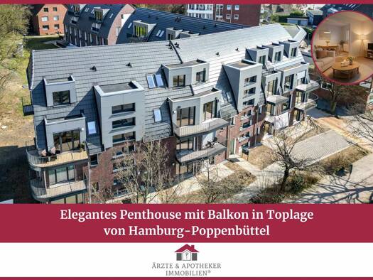 Wohnung zum Kauf - Erstbezug 629.000 € 2 Zimmer 72,3 m² Poppenbüttel Hamburg 22399