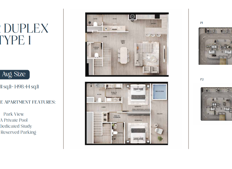 Wohnung zum Kauf 821.793 € 3 Zimmer 139,2 m² Dubai