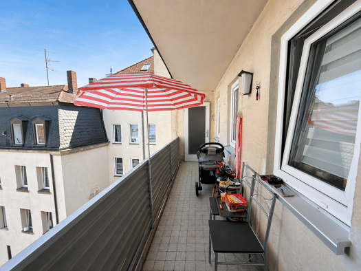 Wohnung zur Miete 530 € 2 Zimmer 44 m² 4. Geschoss Allersberger Straße 51 Glockenhof Weiterer Innenstadtgürtel Süd 90461