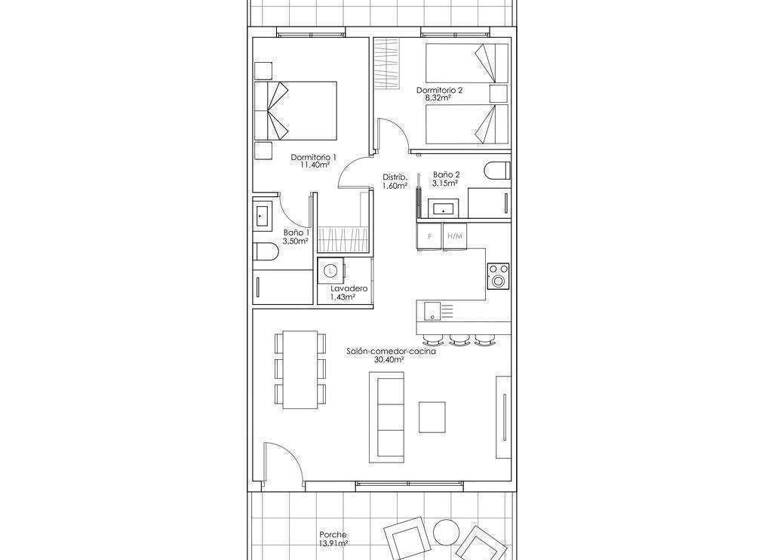 Terrassenwohnung zum Kauf provisionsfrei 255.000 € 3 Zimmer 67 m² Calle Cristo Yacente 23 Pilar de la Horadada 03190