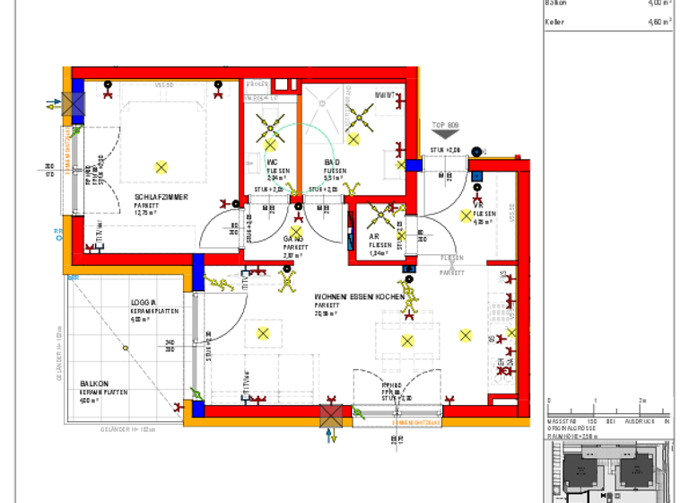 Wohnung zur Miete - Erstbezug 674 € 2 Zimmer 49,8 m² 2. Geschoss Kellner-Straße/Perausch-Straße Enns 4470