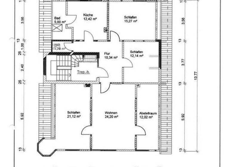Wohnung zur Miete 990 € 5 Zimmer 114 m² Hehlentor Celle 29223